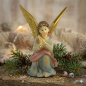 Preview: Handbemalte Krippenfigur Glorienengel kniend K 182-9